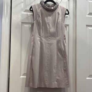 French Connection mauve Embellished Mini Dress